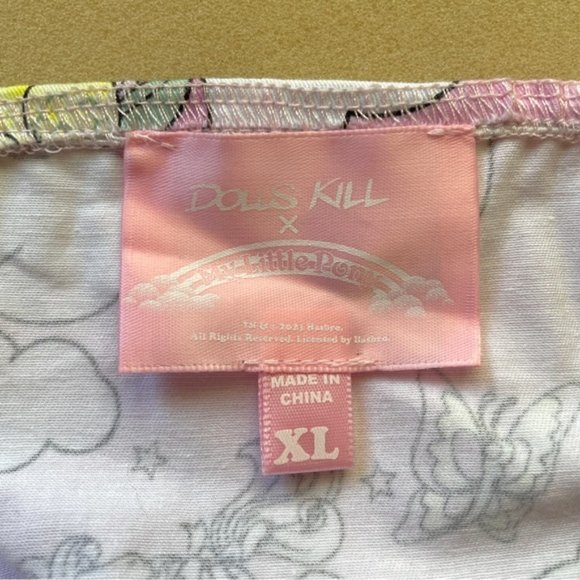 Dolls Kill x My Little Pony Divine Skies Twill Corset Top - XL, rare! - Picture 5 of 10